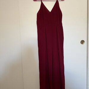 Simple Deep Red palazzo